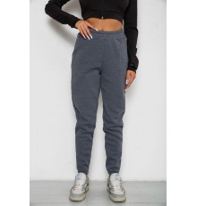 Спортивні штани жіночі на флісі, колір сірий, 238R57013