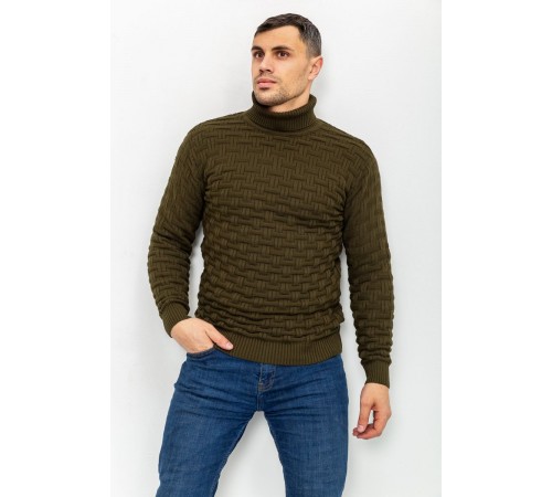 Светр чоловічий, колір хакі, 161R602