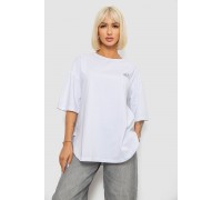 Футболка женская с принтом, цвет белый, 244R2017