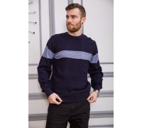 Свитер мужской, цвет сине-голубой, 161R730