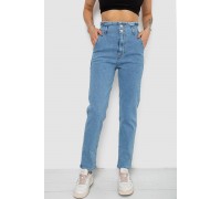 Джинсы женские Mom-fit, цвет голубой, 244R1640S20