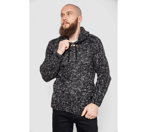 Светр чоловічий, колір чорно-сірий, 214R10303