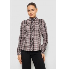 Сорочка жіноча повсякденна, колір темно-пудровий, 230R064