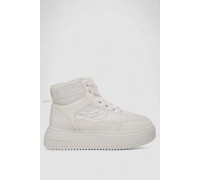 Кросівки жіночі зимові на хутрі, колір білий, 248RK03