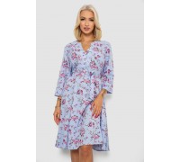 Сукня софт з принтом, колір блакитний, 230R0032-5