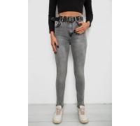 Джинси жіночі Skinny, колір сірий, 244R00624