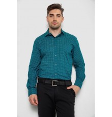 Сорочка чоловіча з довгим рукавом, колір зелений, 214R7470