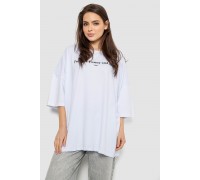 Футболка женская с принтом, цвет белый, 244R3014
