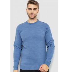 Светр чоловічий однотонний, колір джинс, 161R1770-1
