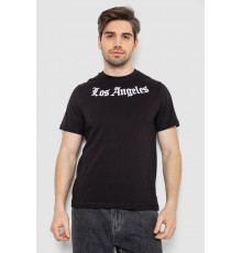 Футболка чоловіча з принтом, колір чорний, 241R1904