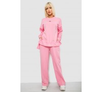 Спортивный костюм женский с принтом, цвет светло-розовый, 244R1060AG