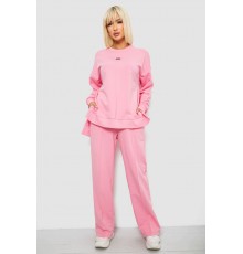 Спортивний костюм жіночий з принтом, колір світло-рожевий, 244R1060AG
