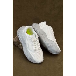 Кроссовки женские текстиль, цвет бело-серый, 248RCX1260