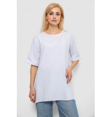 Футболка женская однотонная, цвет белый, 244R2024-5