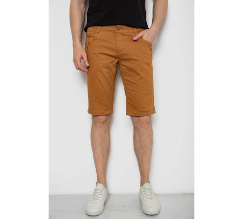 Шорти чоловічі однотонні, колір коричневий, 238R2469