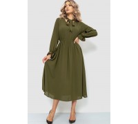 Ошатне плаття, колір хакі, 204R601