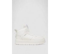 Кроссовки женские на меху, цвет белый, 248RMB09