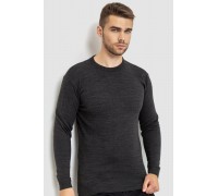 Свитер мужской однотонный, цвет темно-серый, 161R1770-1