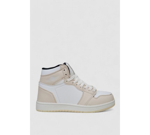 Кросівки жіночі зимові на хутрі, колір біло-бежевий, 248RH1030