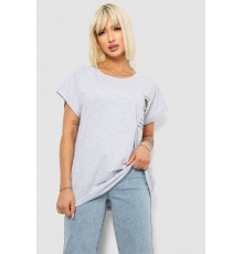 Футболка женская с принтом, цвет серый, 244R2430