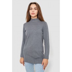 Свитер женский однотонный, цвет серый, 244R5550