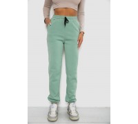 Спортивные штаны женские на флисе, цвет мятный, 238R57011