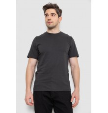 Футболка чоловіча з принтом, колір темно-сірий, 241R1907