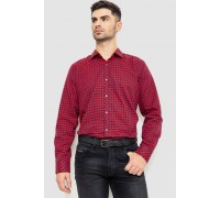 Сорочка чоловіча в клітинку байкова, колір червоно-синій, 214R16-33-164