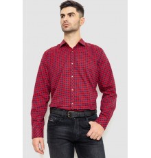 Сорочка чоловіча в клітинку байкова, колір червоно-синій, 214R16-33-164