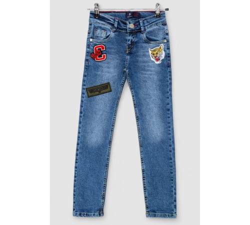 Джинси дитячі для хлопчиків, колір синій, 247R9410