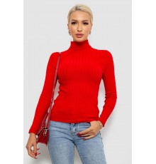 Гольф жіночий однотонний, колір червоний, 204R040