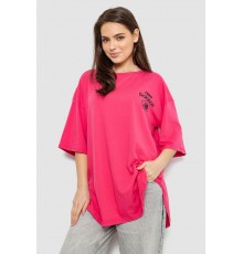 Футболка женская с принтом, цвет розовый, 244R2030