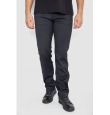 Штани класичні чоловічі, колір чорний, 244RFH313-1