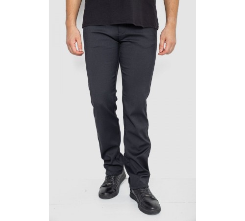 Штани класичні чоловічі, колір чорний, 244RFH313-1