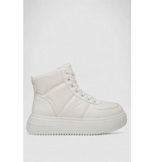 Кросівки жіночі зимові на хутрі, колір білий, 248RK06