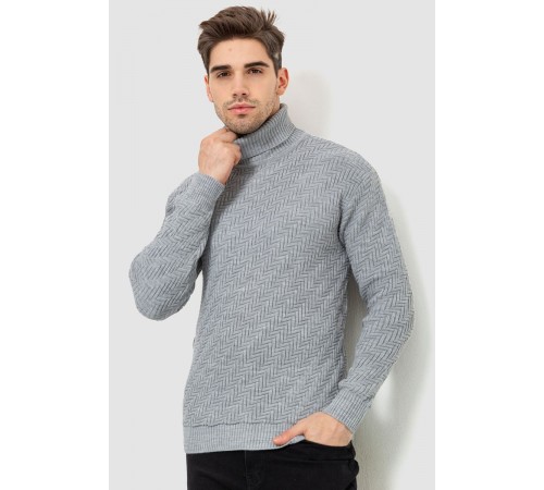 Гольф чоловічий, колір світло-сірий, 161R696