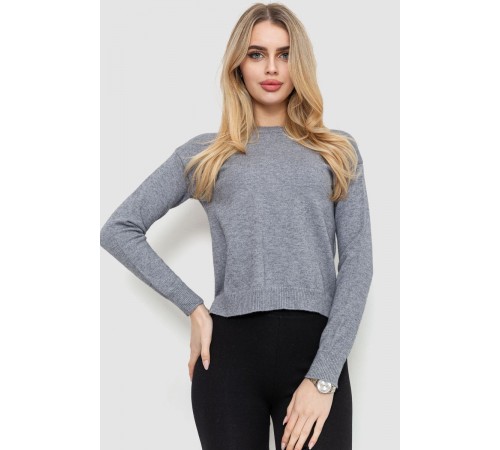 Светр жіночий, колір сірий, 244R2027