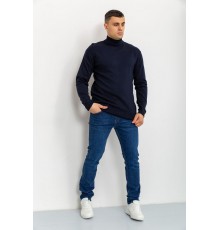 Светр чоловічий однотонний, колір темно-синій, 161R1770