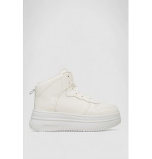 Кросівки жіночі зимові на хутрі, колір білий, 248RAM01