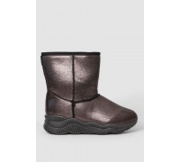 Угги женские с искусственным мехом внутри, цвет коричневый, 131R7410