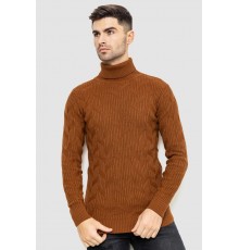 Светр чоловічий, колір коричневий, 161R1034