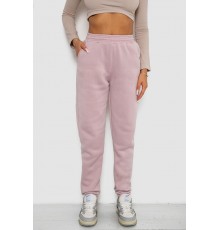Спортивні штани жіночі на флісі, колір світло-пудровий, 238R57828