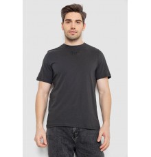 Футболка чоловіча з принтом, колір темно-сірий, 241R1904