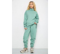 Спортивный костюм женский на флисе, цвет оливковый, 102R7723