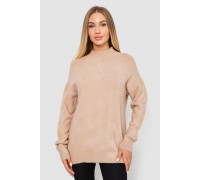 Свитер женский шерстяной, цвет бежевый, 244R0390