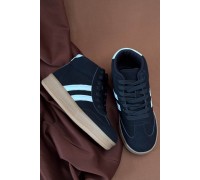 Кроссовки женские демисезонные, цвет черно-белый, 248RSD20-8R