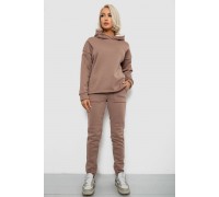 Спортивный костюм женский на флисе, цвет мокко, 257R88