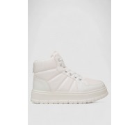 Кроссовки женские зимние на меху, цвет белый, 248RMB02