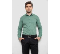 Сорочка чоловіча однотонна, колір оливковий, 186R2066