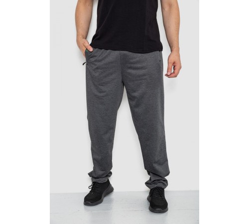 Спорт чоловічі штани, колір темно-сірий, 244R41291